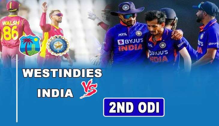 IND vs WI 2nd ODI: कब, कहां होगा दूसरा मैच और कैसा रहेगा पिच और मौसम का मिजाज, जानें प्लेइंग 11 के साथ मैच की पूरी डिटेल्स