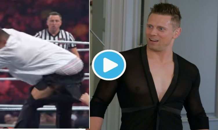 WWE Video: The Miz की फटी पैंट ने फैंस को हंसी से किया लोट-पोट, देखें ये फनी वीडियो