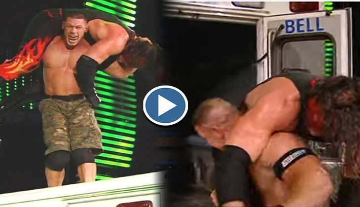 WWE: John Cena ने एंबुलेंस में काटा बवाल, ये वीडियो है टोटल धमाल