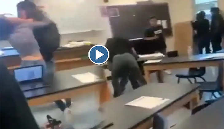 Viral Video: कॉलेज में दो लड़कियों के बीच हुई बड़ी वाली लड़ाई, वीडियो में देखिए क्या थी विवाद की जड़
