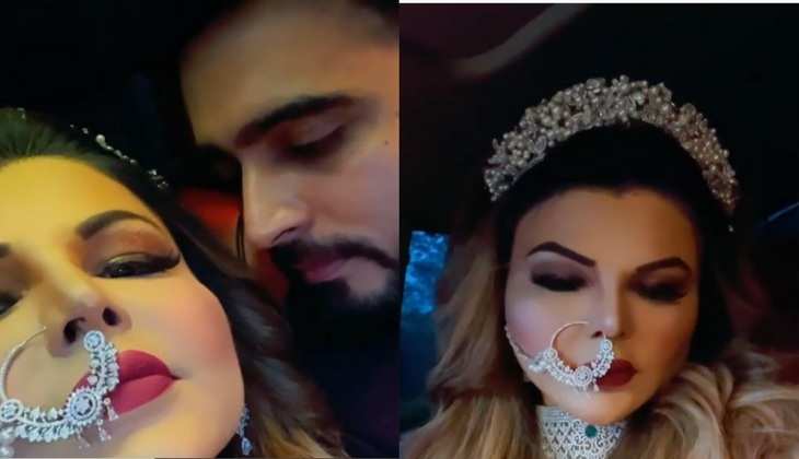 Rakhi Sawant और boyfriend Aadil वीडियो में दूल्हा और दुल्हन के रूप आए नज़र, फैंस बोले 'बेस्ट जोड़ी'