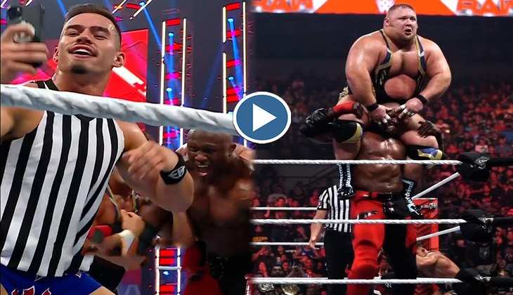 WWE Video: थ्योरी के साथ रिंग में हुआ खौफनाक हादसा, वीडियो देखे फैंस की निकल गई जोरदार चीख