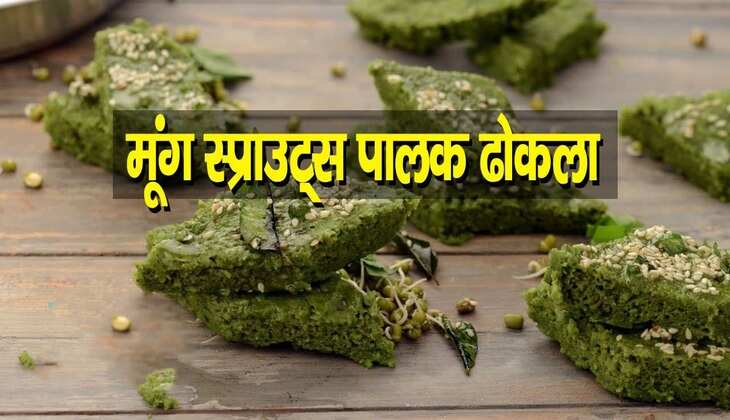 Sprouts Dhokla Recipe: सेहत के लिए बेस्ट है स्प्राउट्स पालक ढोकला, इस मौसम में बनी रहेगी एनर्जी, नोट करें रेसिपी
