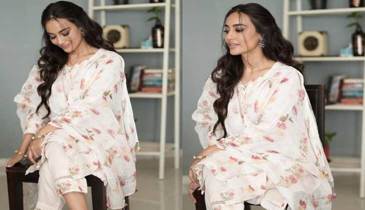 Surbhi Jyoti ने एक बार फिर अपने देसी आउटफिट से चुराया फैंस का दिल, देखें तस्वीरें