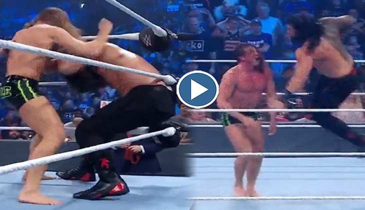 WWE: Roman और Riddle के घमासान से रिंग में मचा तहलका, देखें ये झन्नाटेदार वीडियो