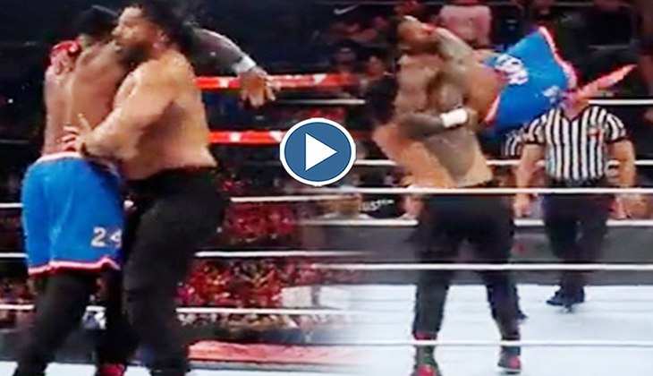 WWE: धमाकेदार मैच में रोमन रैंस ने की रिडल की जबरदस्त पिटाई, वीडियो देख माथे से छूट जाएगा पसीने