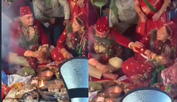 Marriage Viral Video: फेरों के दौरान दुल्हन ने की दूल्हे की पिटाई, वीडियो हुआ वायरल