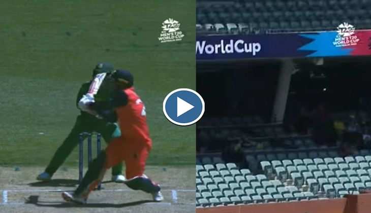 SA vs NED: शाक्तिमान बना बल्लेबाज.. गेंदबाज ने डाली गुगली तो बल्ला घुमा कर ठोक डाला हैरतअंगेज छक्का, देखें वीडियो