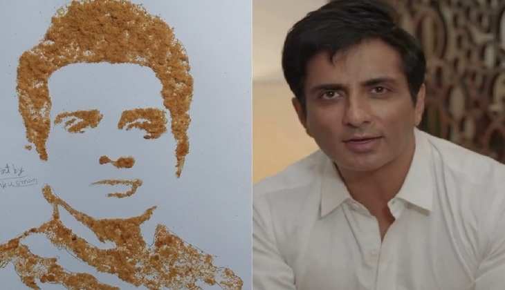 बच्चे ने जब Sonu Sood का 'बिस्कुट' से बनाया चेहरा तो अभिनेता ने दिया ये मजेदार जवाब