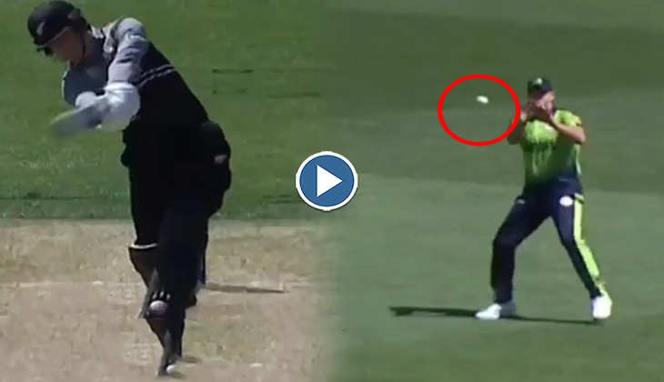NZ vs IRE: वाह क्या कैच है! छक्का कूटने चला बल्लेबाज, गेंदबाज ने कर दिया खेला, देखें वीडियो