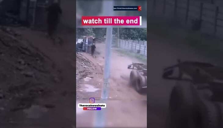 Truck Accident: ढय गया ट्रक का उपरी हिस्सा लेकिन चलते रए पहिये