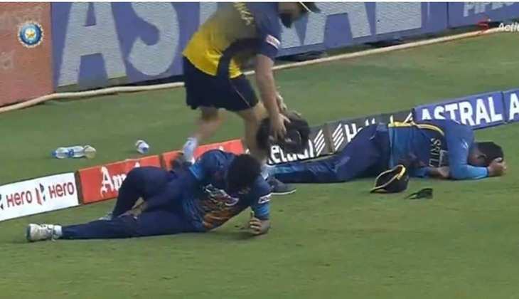 IND vs SL: दुखद! मैदान पर हुई भीषड़ टक्कर के बाद अस्पताल पहुंचे श्रीलंकाई खिलाड़ी, देखें वीडियो