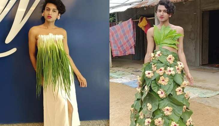 Neel Ranaut Viral Outfit: गांव के इस लड़के ने उर्फी जावेद को भी दी मात, कभी फूल-पत्ती तो कभी सब्जियों से बनाई ड्रेस