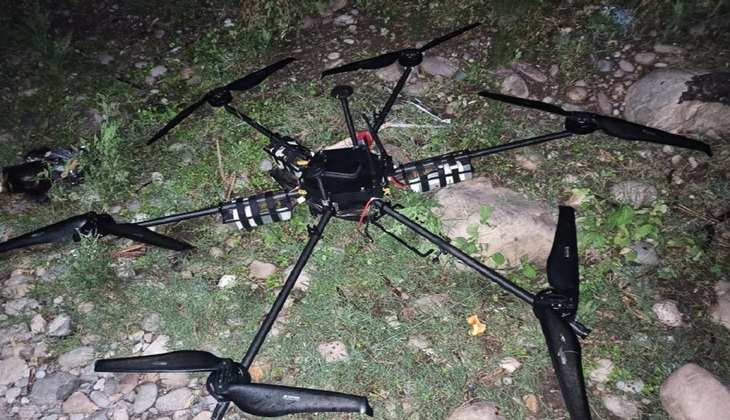 पाकिस्तान की बड़ी साजिश नाकाम, जम्मू पुलिस ने अखनूर इलाके में IED से भरा ड्रोन मार गिराया