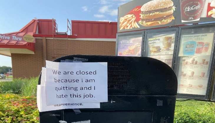 नौकरी से परेशान McDonald's कर्मचारी का इस्तीफ़ा हुआ वायरल, जानें मामला