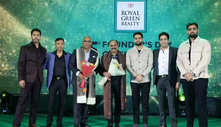 रॉयल ग्रीन रियल्टी ने उत्कृष्टता के पांच साल किए पूरे, भारतीय रियल एस्टेट परिदृश्य को दिया नया आकार ।
