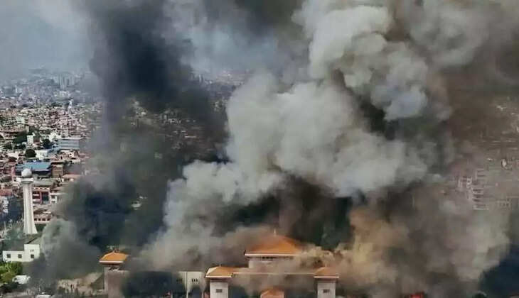 नेपाल में हिंसक प्रदर्शन के बाद कर्फ्यू लागू, संसद और राष्ट्रपति भवन जले