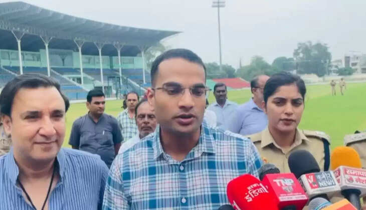 कानपुर ग्रीन पार्क पहुंचे अधिकारयों ने सुरक्षा मानकों को लेकर कही यह बात