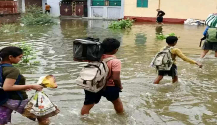 उत्तर प्रदेश में भारी बारिश के चलते स्कूल कॉलेज बंद, 7 अगस्त तक रहेगा अवकाश
