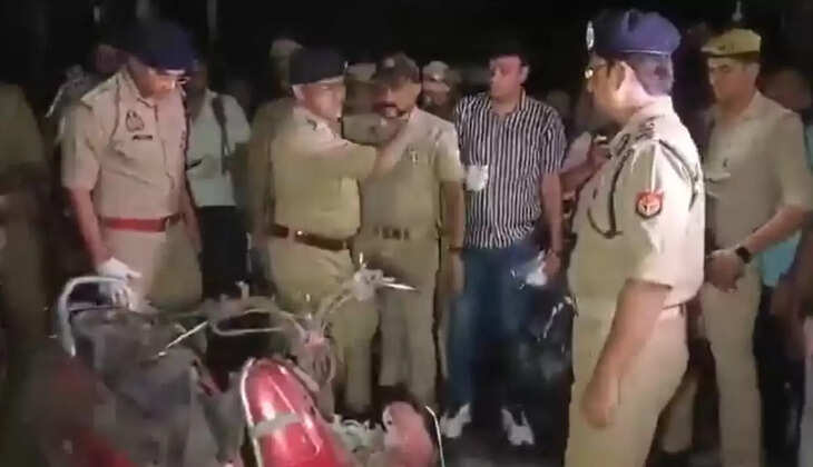 कानपुर में स्कूटी ब्लास्ट से मचा हड़कंप, CCTV में महिला की दर्दनाक तस्वीरें