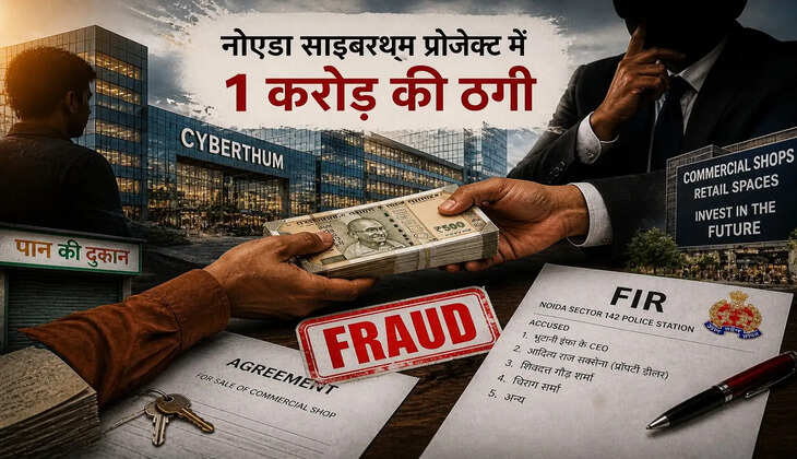 नोएडा साइबरथम प्रोजेक्ट में दुकान के नाम पर एक करोड़ की ठगी, भूटानी इंफ्रा के CEO समेत पांच पर केस दर्ज