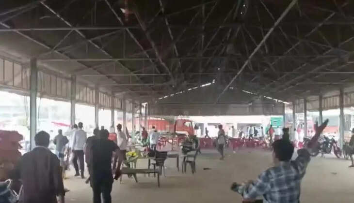 साहिबाबाद: मंडी सचिव की बैठक में हुई फायरिंग, भगदड़ मच गई