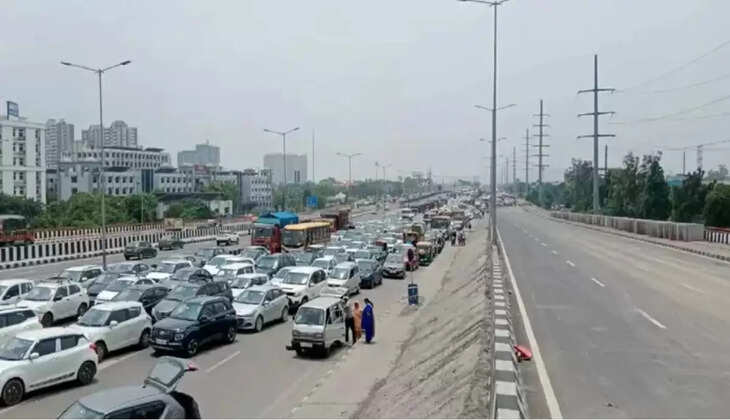 गाजियाबाद में चिपियाना आरओबी के निर्माण से एबीईएस अंडरपास बंद, जाम की समस्या बढ़ी