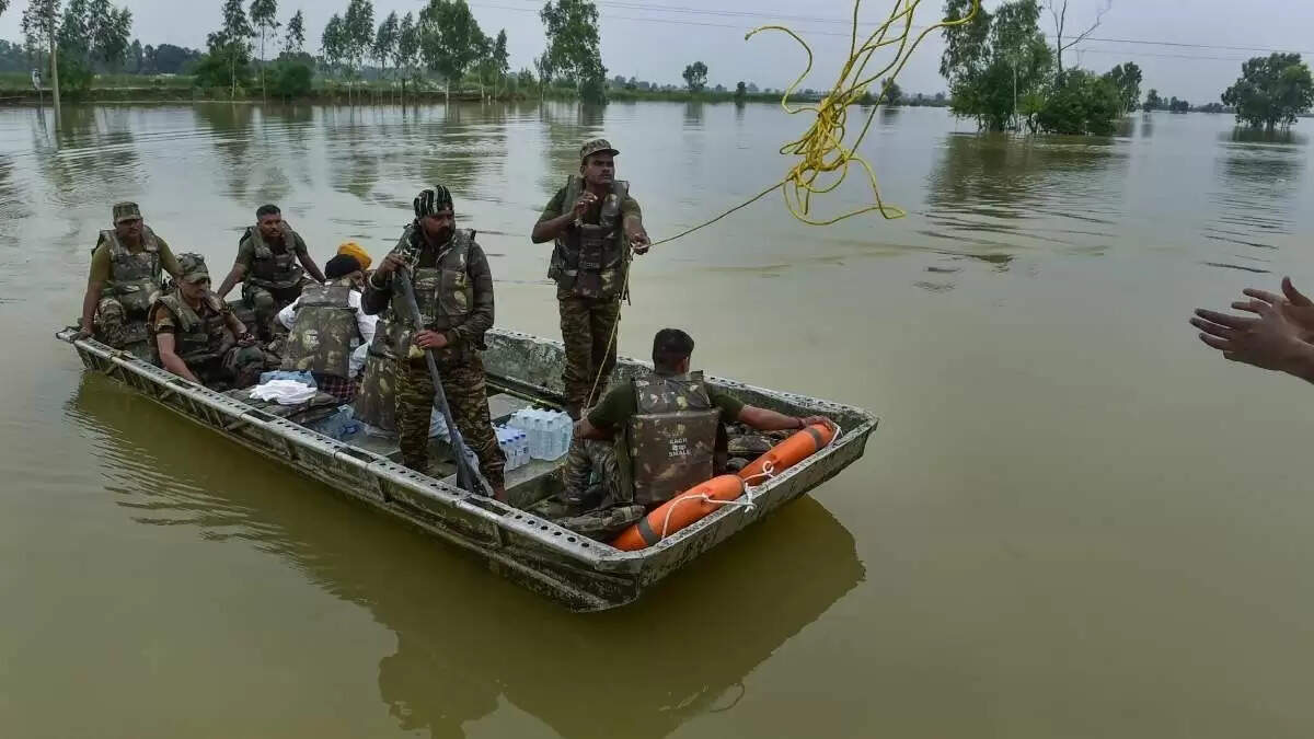 पंजाब में बाढ़ का प्रकोप: 43 मौतें, 23 जिले डूबे, लाखों प्रभावित